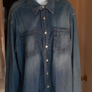 Vintage Levis Dry Goods workmen denim shirt